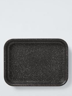 John Lewis Hard Anodised Aluminium Baking Tray & Roaster, 42cm - view 2, Black