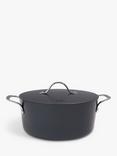 John Lewis Aluminium Ceramic Non-Stick Stockpot, 24cm