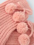 John Lewis Chunky Ribbed Lounge Socks, Pink