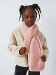 John Lewis Kids' Faux Fur Stole, Pink