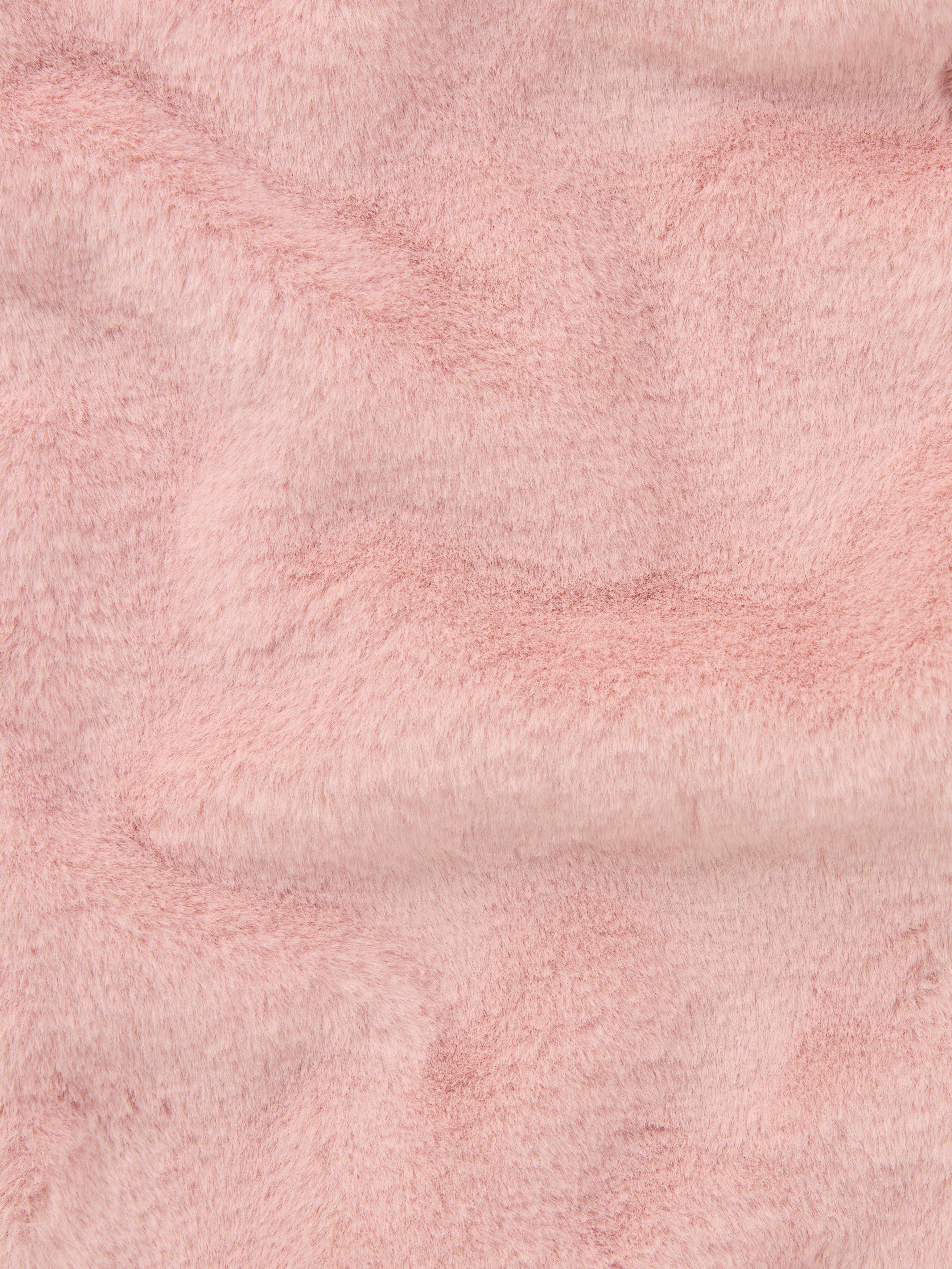 Product image 3 of 4, which shows John Lewis Kids' Faux Fur Stole, Pink