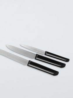 John Lewis Stainless Steel Kitchen Knife Set, 3 Piece, 