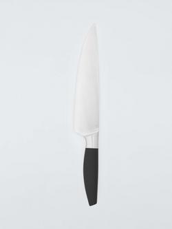 John Lewis Soft Grip Stainless Steel Cook's Knife, 20cm, 