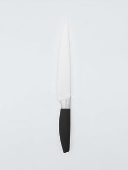 John Lewis Soft Grip Stainless Steel Carving Knife, 21cm, 