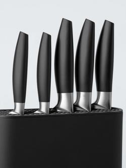 John Lewis Polypropylene Filled Knife Block Set, 5 Piece - view 2, 