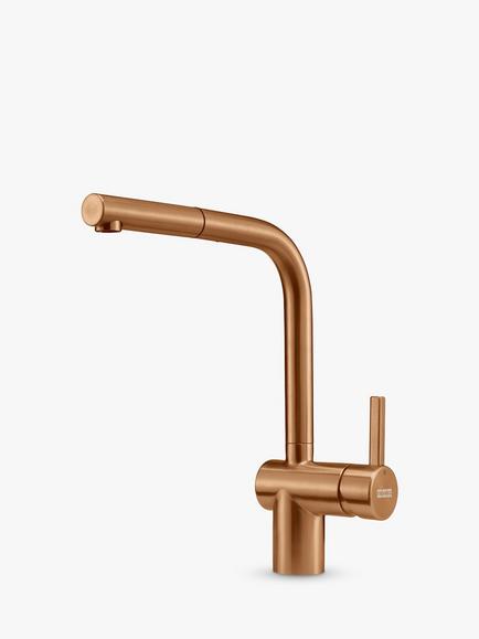 Franke Atlas Neo Pull-Out Swivel Spout Single Lever Kitchen Mixer Tap, Copper