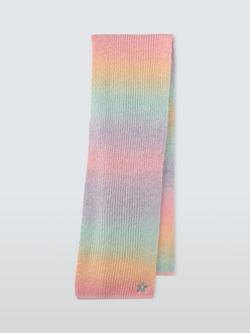 John Lewis Kids' Ombre Scarf, Rainbow - view 2, Rainbow