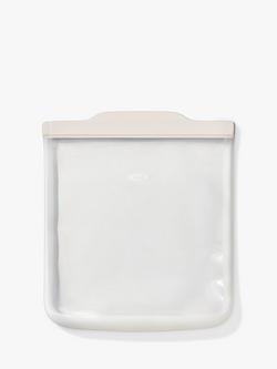OXO Good Grips Reusable Silicone Bag, 1.8L, Clear, 