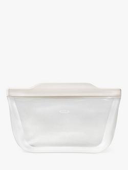 OXO Good Grips Reusable Silicone Bag, 946ml, Clear, 