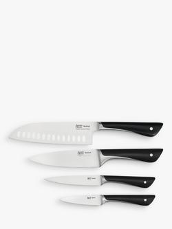 Jamie Oliver by Tefal Stainless Steel Kitchen Knife Set, 4 Piece, 
