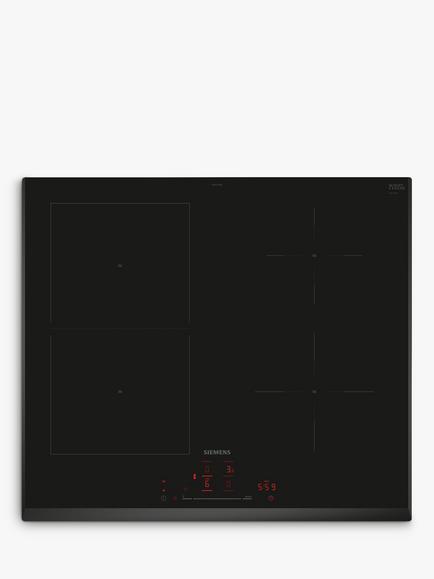Siemens iQ500 ED651HSB1E 60cm CombiZone Induction Hob, Black, Black