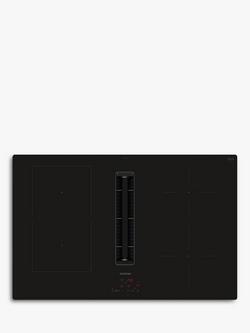 Siemens iQ300 ED811BS16E 80cm Venting Induction Hob, Black, Black