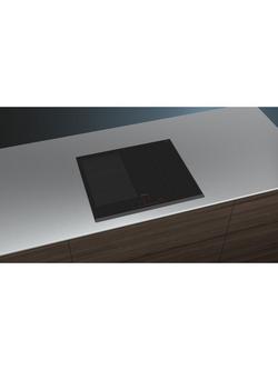 SIEMENS iQ700 EX651HEC1E 60cm Flex Induction Hob, Black - view 2, Black