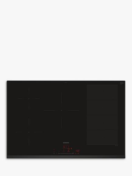 Siemens iQ700 EX851HVC1E 80cm Flex Induction Hob, Black, Black