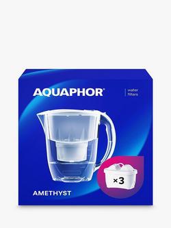 Aquaphor Amethyst Water Filter Jug, 2.8L, White - view 2, Clear