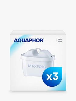 Aquaphor MAXFOR+ Water Filter Cartridge, Pack of 3, White