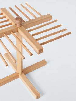 John Lewis Collapsible Beech Wood Pasta Stand, Natural - view 2, Natural