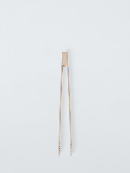 John Lewis Beech Wood Toast Tongs, Natural