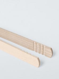 John Lewis Beech Wood Toast Tongs - view 2, Natural