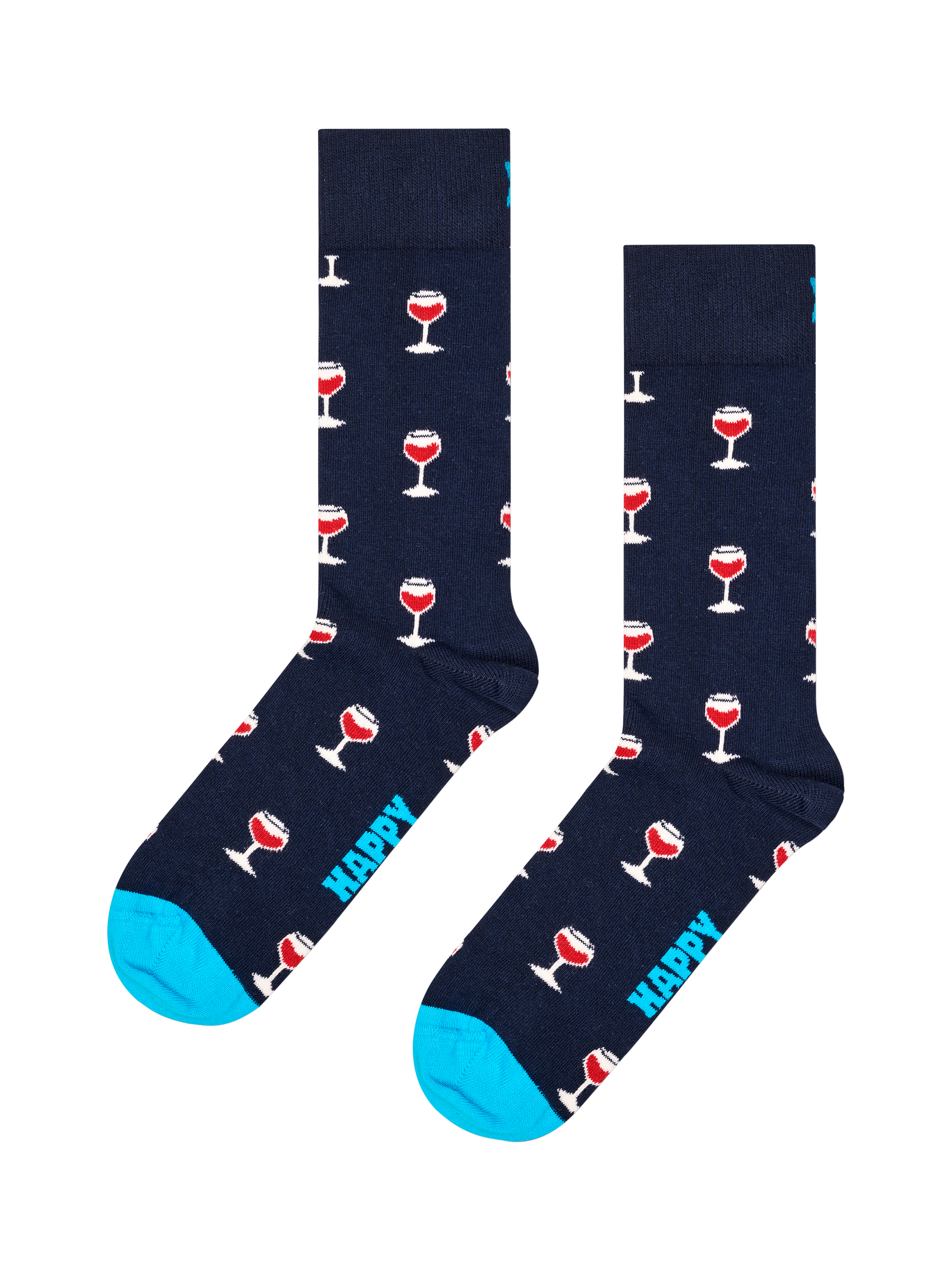 Happy Socks Calzini da uomo classici a righe in confezione regalo, Blu, 7-11