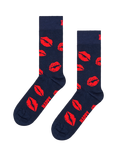 Happy Socks Kisses Socks, One Size, Navy/Multi