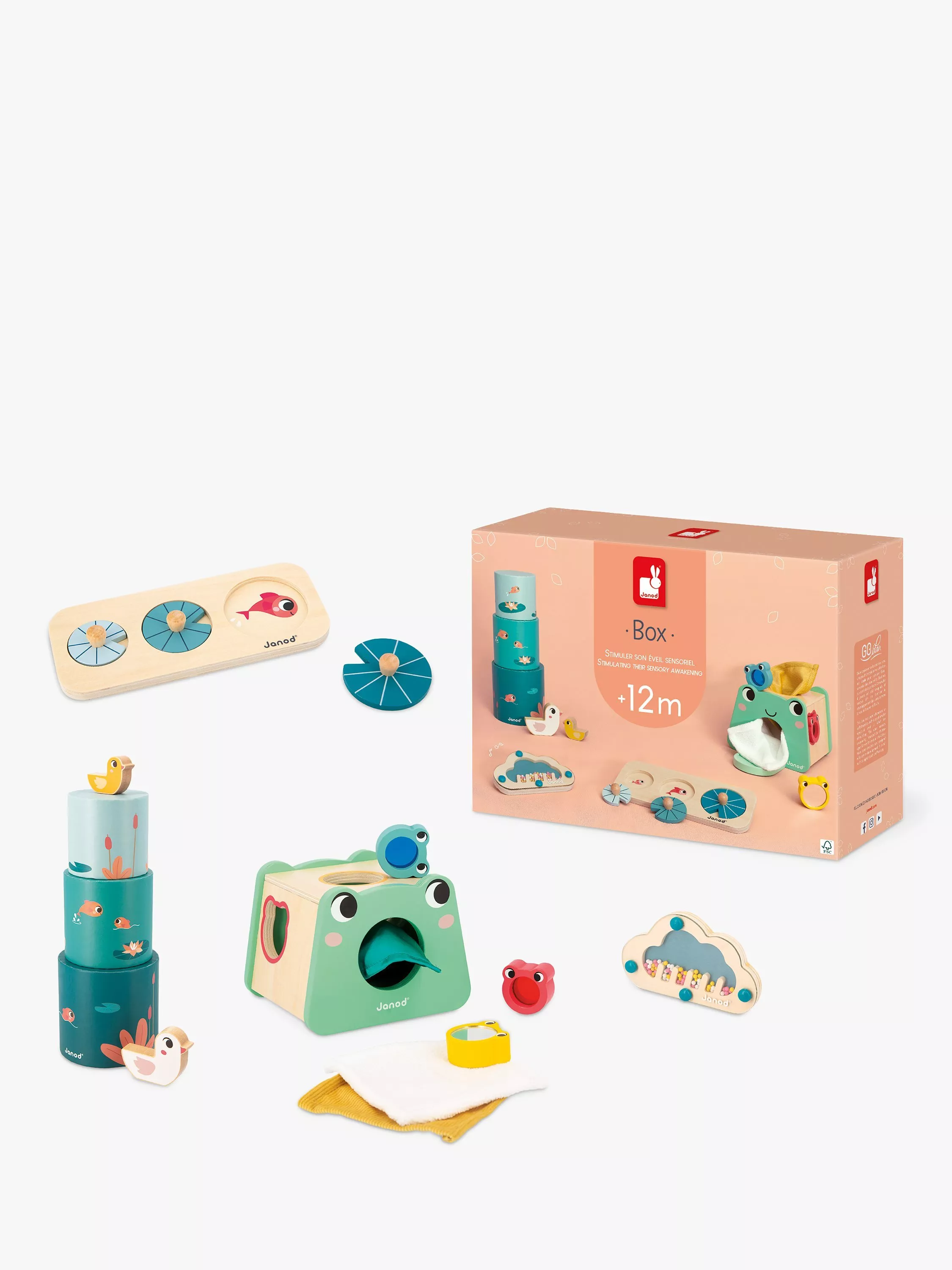 Jaques Of London Sensory Wooden Blocks | Sensory Toys, Early Development & Activity Toys | Wooden Toys | Since 1795 - View #2