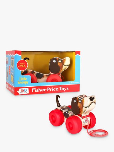 Fisher Price Classics Little Snoopy Pull-Along Toy, Multi