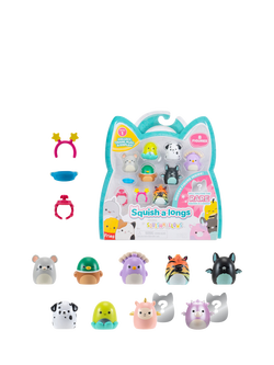 Squishmallows Squish-a-longs 4, Pack of 8, Multi