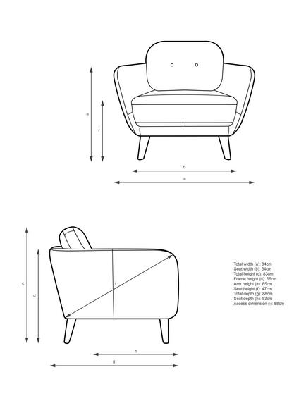 John Lewis Arlo Leather Armchair, Dark Leg - view 2, Demetra Green