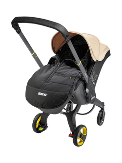 Doona Footmuff Cover, Black, Black