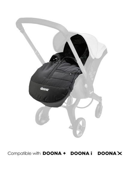Doona Footmuff Cover, Black - view 2, Black