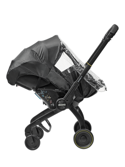 Doona X Stroller Rain Cover, Black, Black