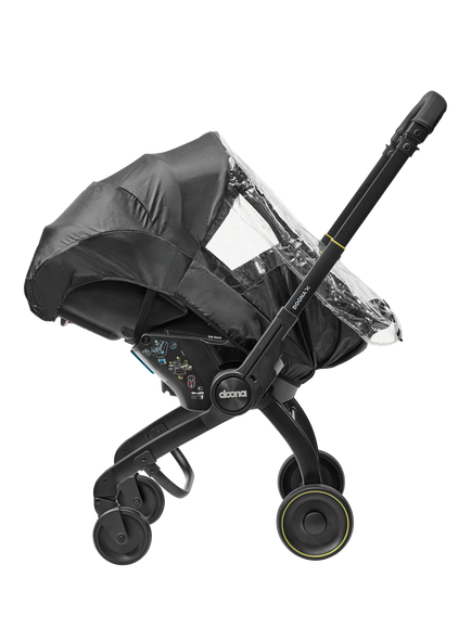 Doona X Stroller Rain Cover, Black, Black