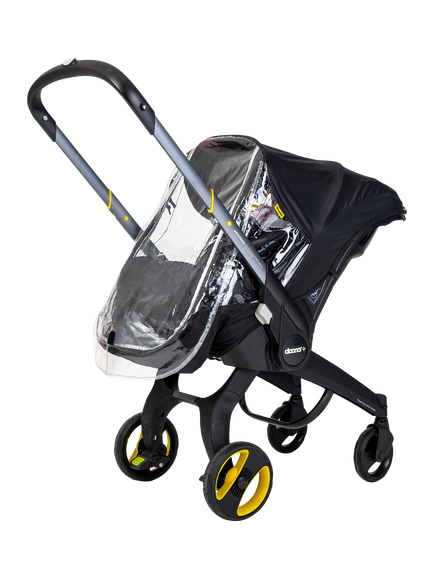 Doona Stroller Rain Cover, Black, Black