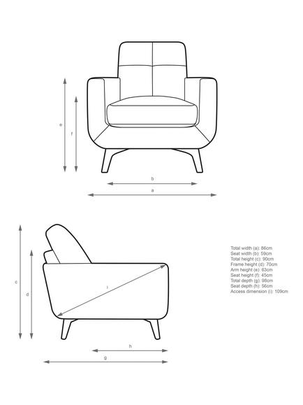 John Lewis Barbican Leather Armchair, Light Leg - view 2, Matt Pearl