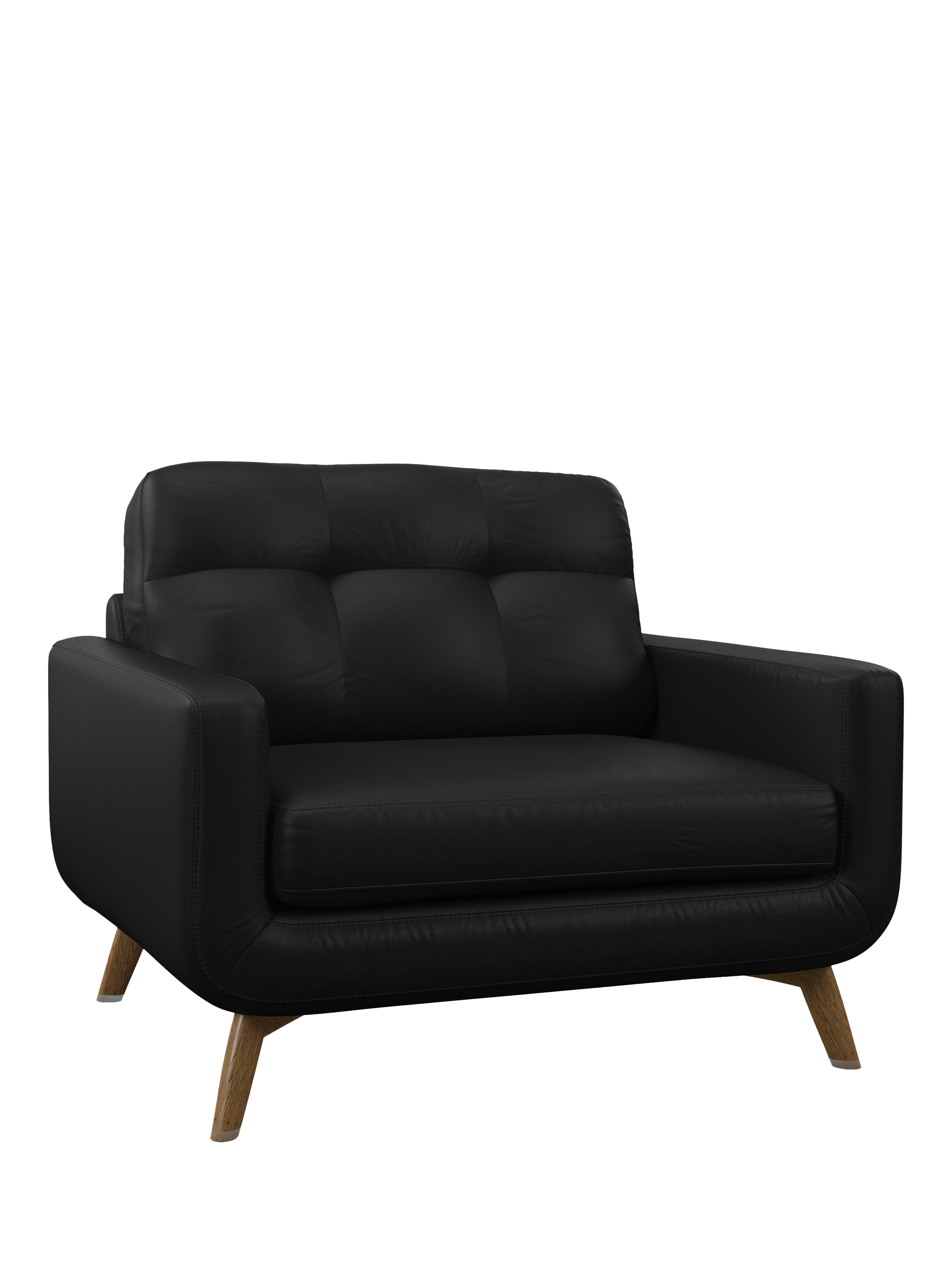 Barbican Range, John Lewis Barbican Leather Snuggler, Light Leg, Matt Black