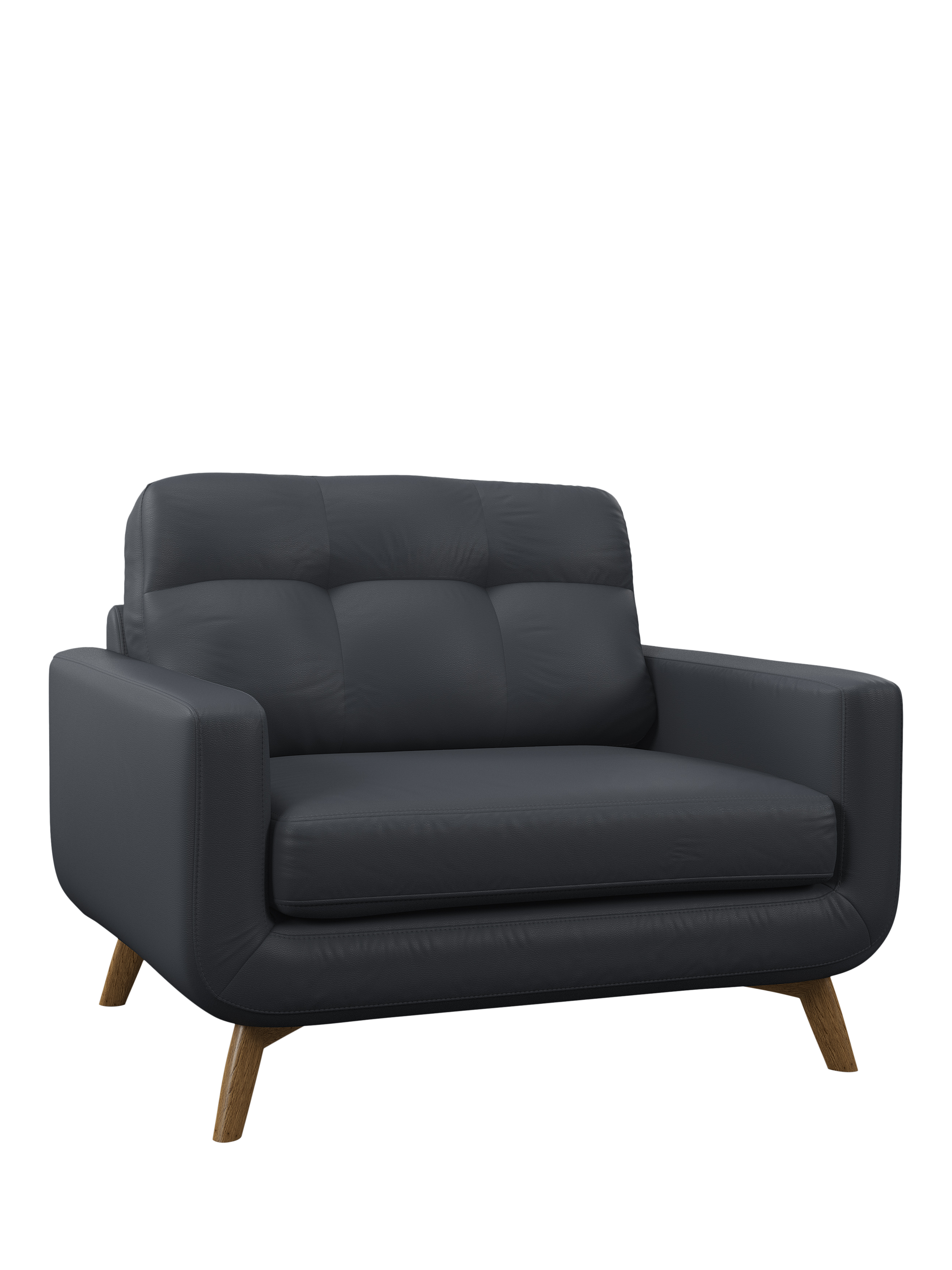 Barbican Range, John Lewis Barbican Leather Snuggler, Light Leg, Matt Navy