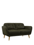 John Lewis Arlo Small 2 Seater Leather Sofa, Light Leg