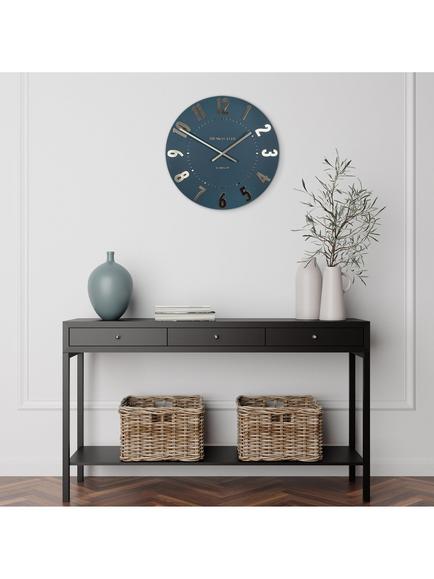 Thomas Kent Mulberry Wall Clock, 50cm - view 2, Blue