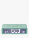 Lexon Flip Classic LCD Digital Alarm Clock, Green