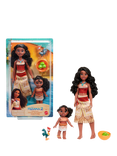 Disney Moana 2 Moana & Sister Simea Dolls Set, 5 Piece