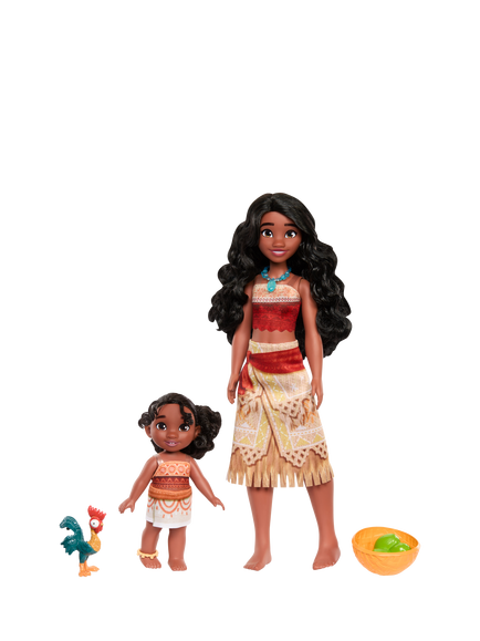 Disney Moana 2 Moana & Sister Simea Dolls Set, 5 Piece - view 2, Multi