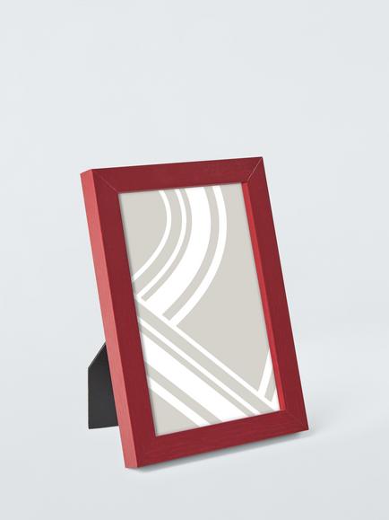 John Lewis MDF Photo Frame, Set of 2, 4 x 6" (10 x 15cm), Deep Red - view 2, Deep Red