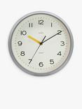 Acctim Rhea Retro Analogue Wall Clock, 29.5cm, Pigeon Grey