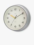 Acctim Rhea Retro Analogue Wall Clock, 29.5cm, Pigeon Grey