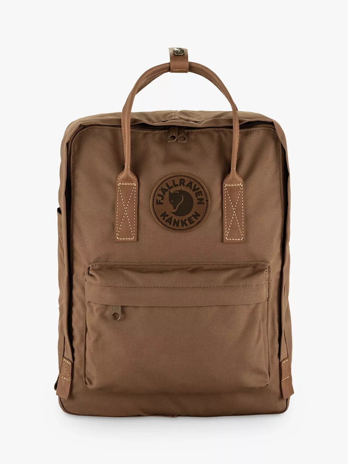 Fjallraven Kanken No.2 Leather Detail Backpack 16L Hazel Brown