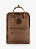 Fjällräven Kånken No.2 Leather Detail Backpack, 16L, Hazel Brown