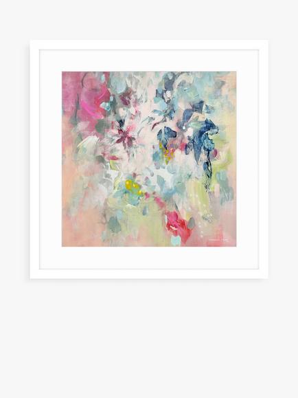 John Lewis Amanda Heath 'Barbados' Framed Print, 61.5 x 61.5cm, Multi, Multi
