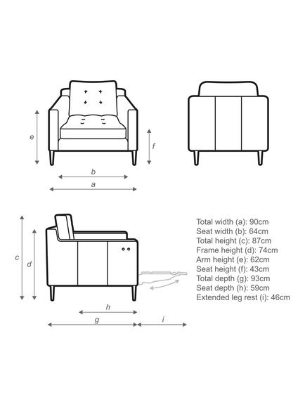 John Lewis Draper II Leather Armchair, Dark Leg - view 2, Demetra Green