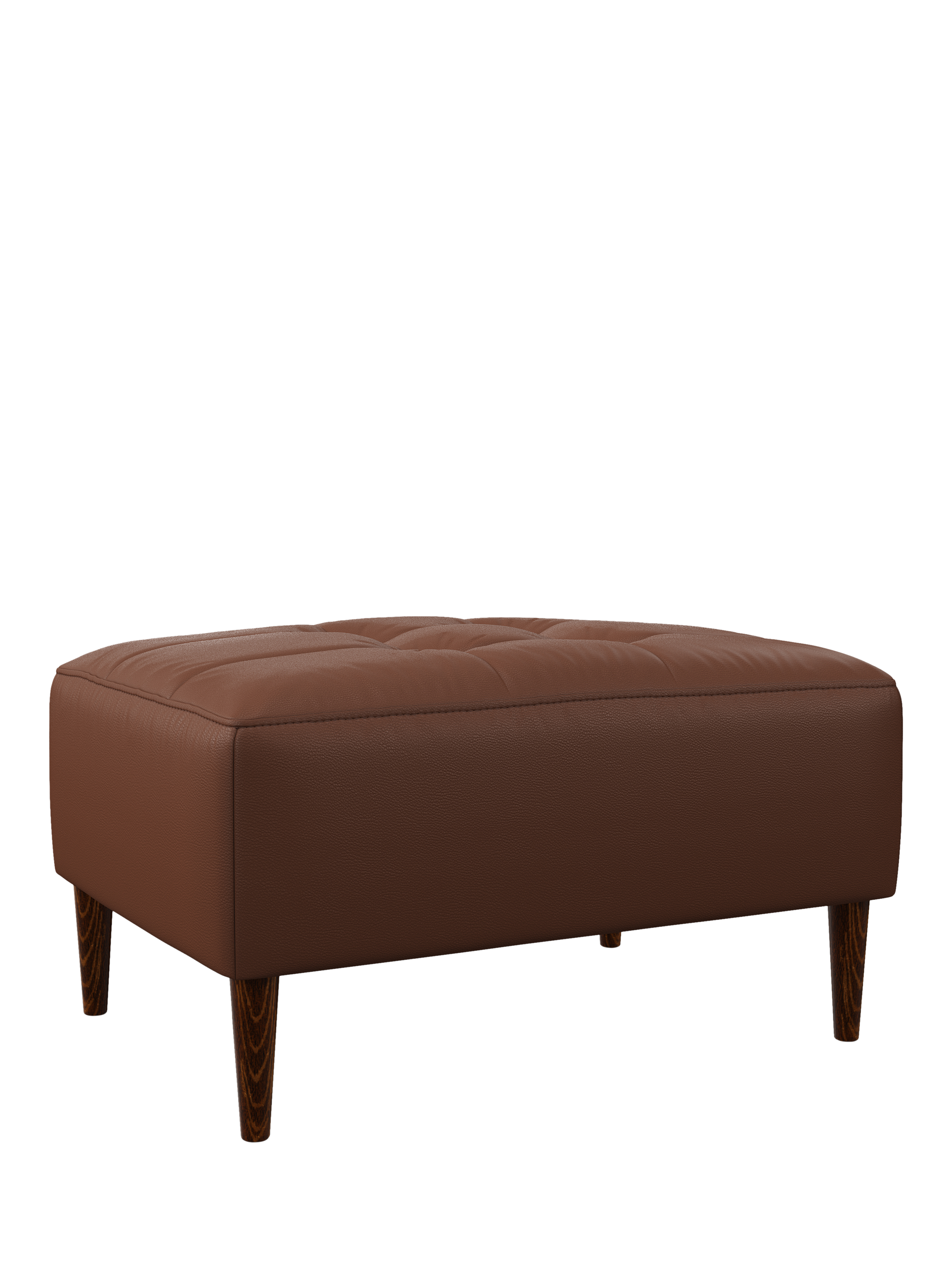 Draper Range, John Lewis Draper II Footstool, Dark Leg, Matt Chestnut